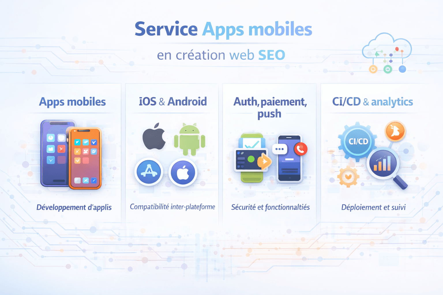 Cas client App mobile field service